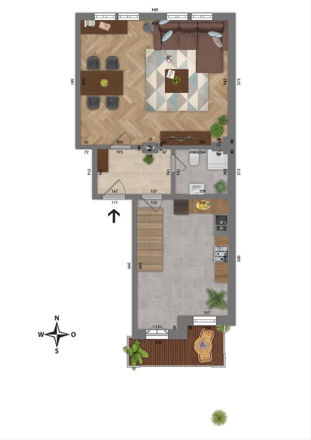 Neustadt-Aussicht - Grosse Wohnung Mit Balkon Dresden Ngoại thất bức ảnh