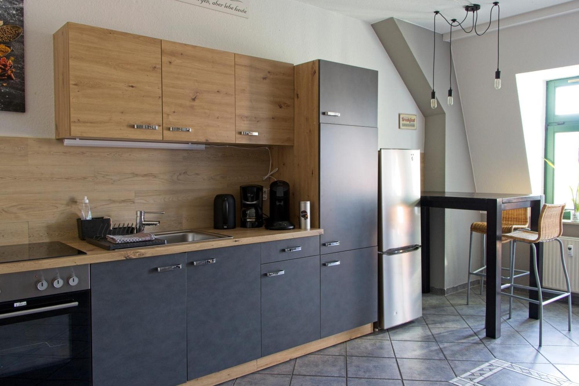 Neustadt-Aussicht - Grosse Wohnung Mit Balkon Dresden Ngoại thất bức ảnh